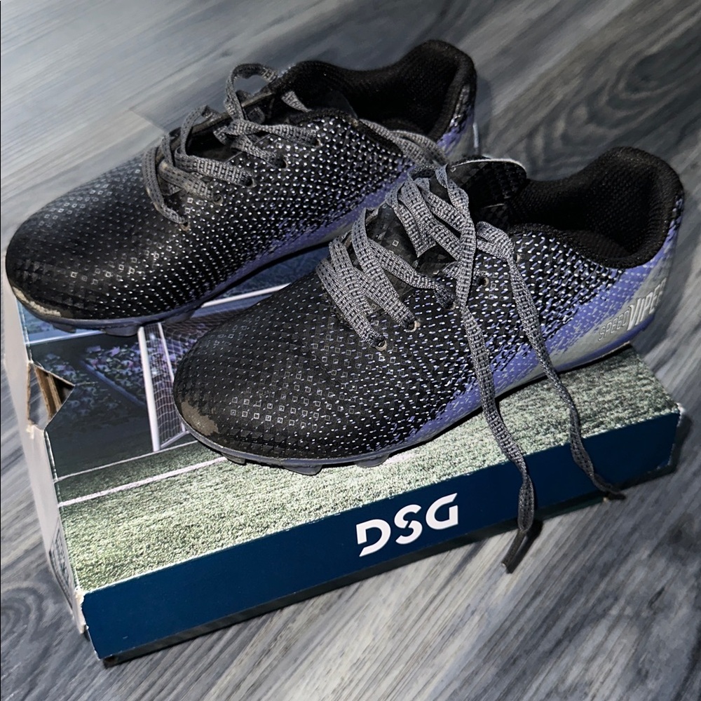 DSG Black and Blue Sports Sneakers